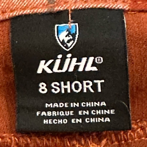 Kuhl Born In The Mountains Burgundy Pants Slim Fit Women’s Size 8 short - Picture 6 of 7